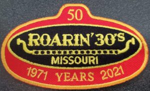 Roarin' 30's 50th Anniversary Patch